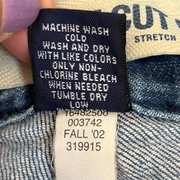 GAP Vintage Y2K Boot Cut Stretch Denim Blue Jeans Mid Rise Medium Wash Size 8R - Picture 9 of 10